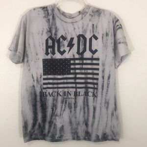 AC/DC tie dye 1980 tour T-shirt size Medium
